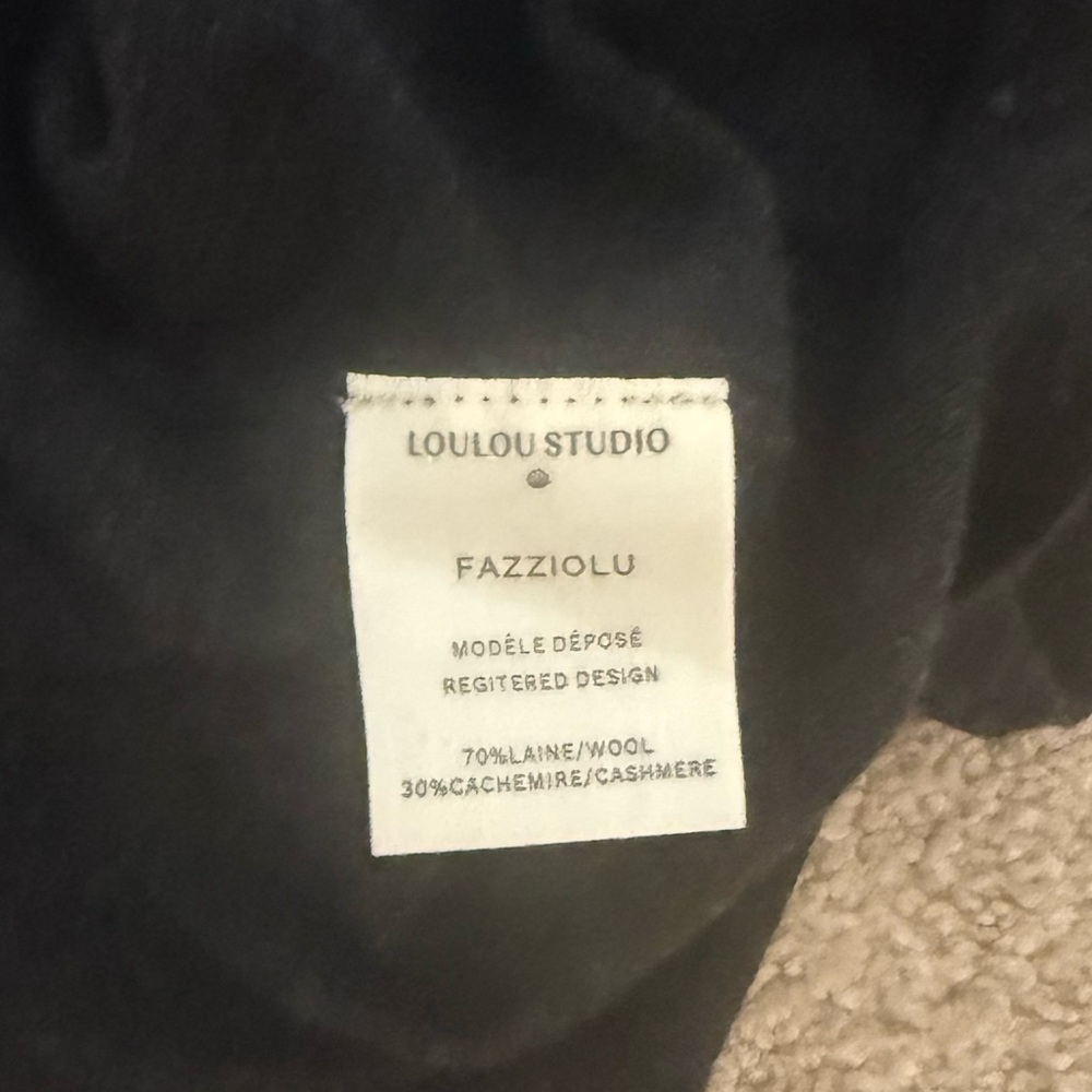 Loulou Studio Fazziolu Top with shoulder pads - Picture 4 of 4